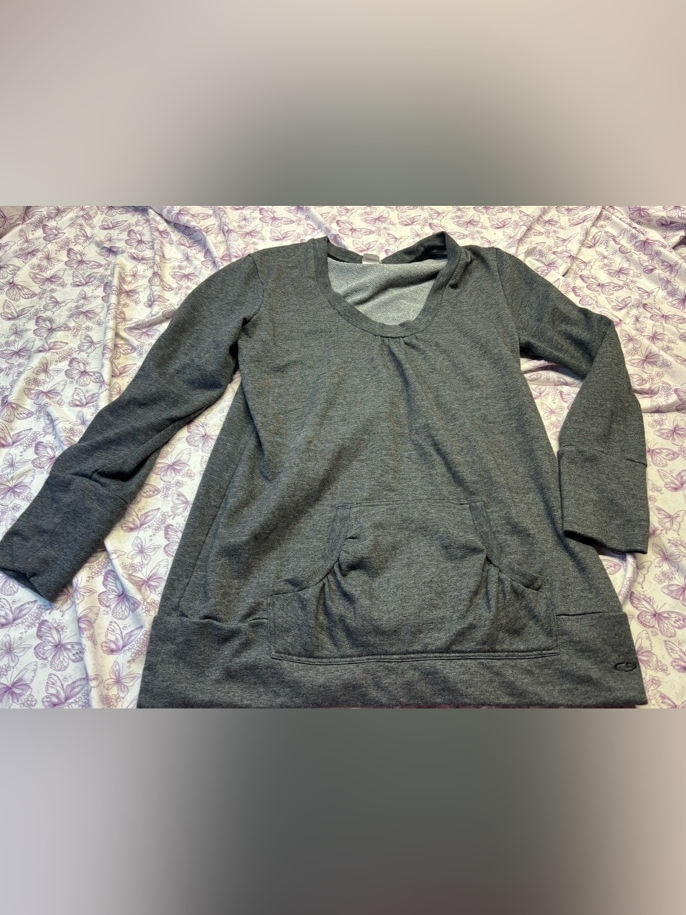 ✴️Champion Dark Gray Sweatshirt with Kangaroo Pocket